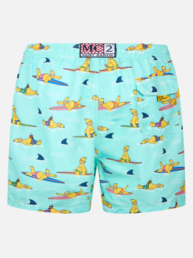 Gustavia swim shorts with Homer Simpson print | Special Edition