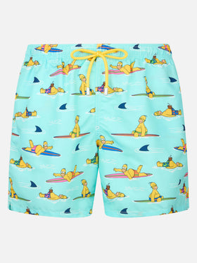 Gustavia swim shorts with Homer Simpson print | Special Edition