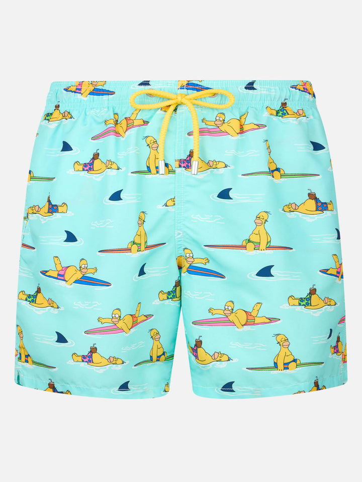 Gustavia swim shorts with Homer Simpson print | Special Edition