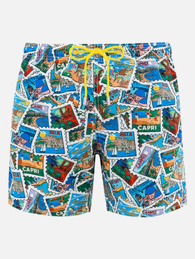 Costume Gustavia con stampa postcard mix | Special Edition
