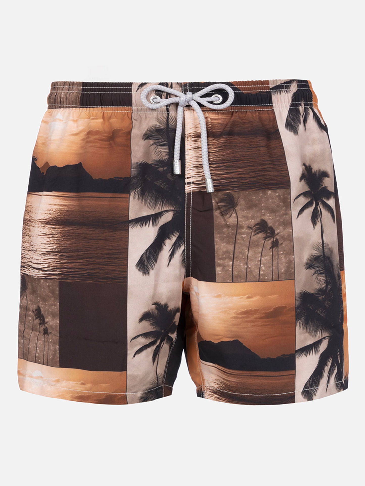 Gustavia swim shorts with sunset print | Special Edition