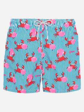 Maillot de bain Gustavia mi-long à imprimé crabe Big Babol | BIG BABOL SPECIAL EDITION 