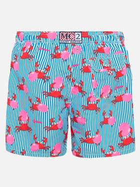 Maillot de bain Gustavia mi-long à imprimé crabe Big Babol | BIG BABOL SPECIAL EDITION 