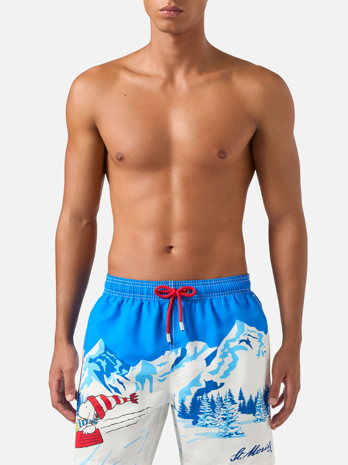 Costume da bagno Gustavia azzurro con stampa Snoopy | Special edition