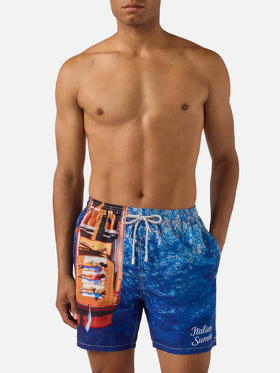 Costume mare Gustavia con stampa italian summer | Special Edition