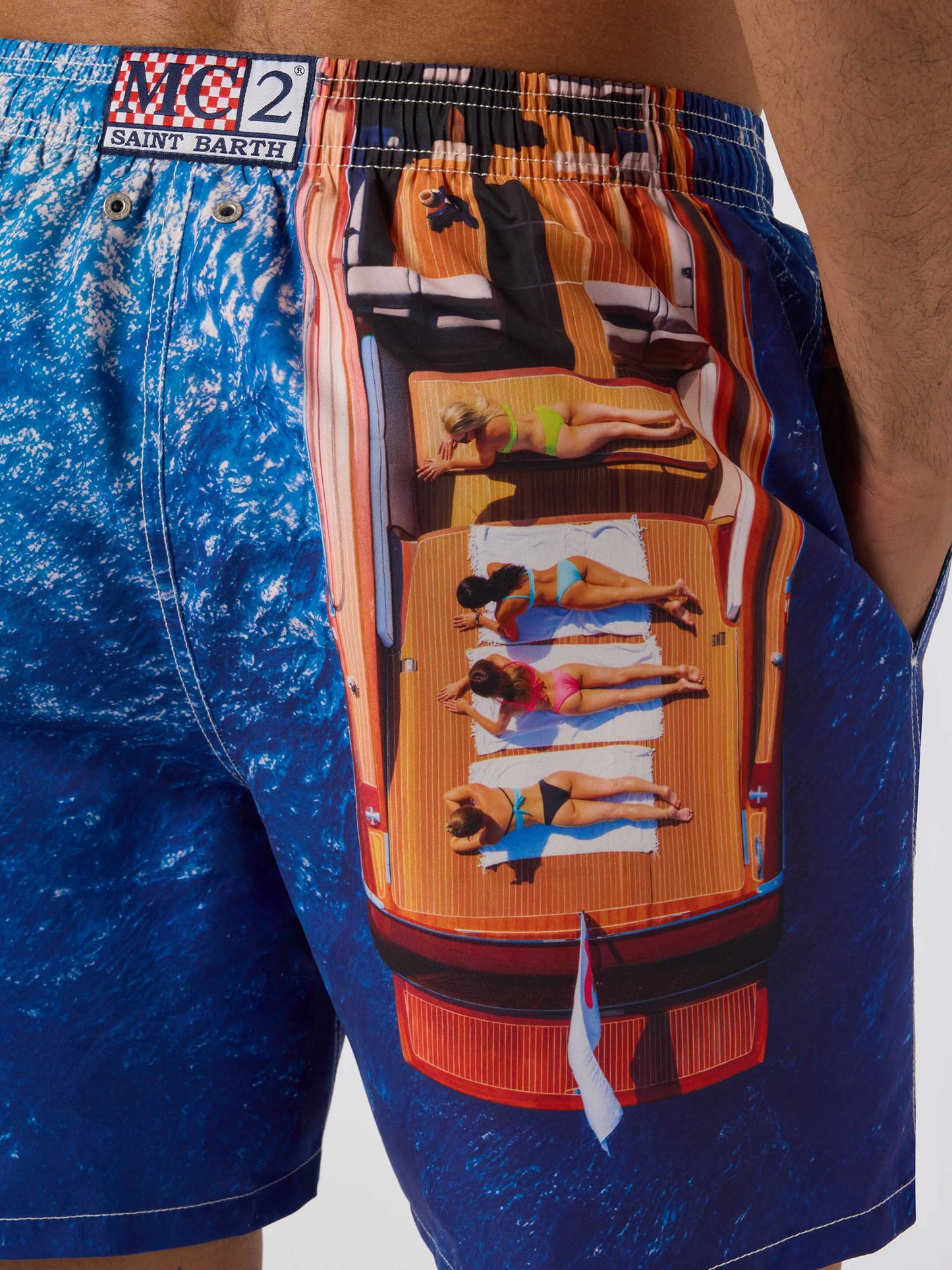 Costume mare Gustavia con stampa italian summer | Special Edition