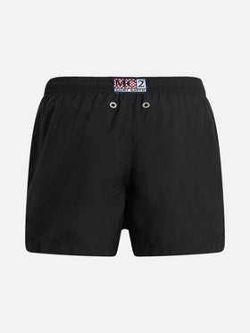 Boy mid-length Haiti swim-shorts with Snoopy placed print and embroidery | SNOOPY PEANUTS SPECIAL EDITION - MC2 Saint Barth