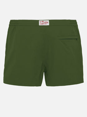 Costume mare Harrys verde militare a taglio aderente