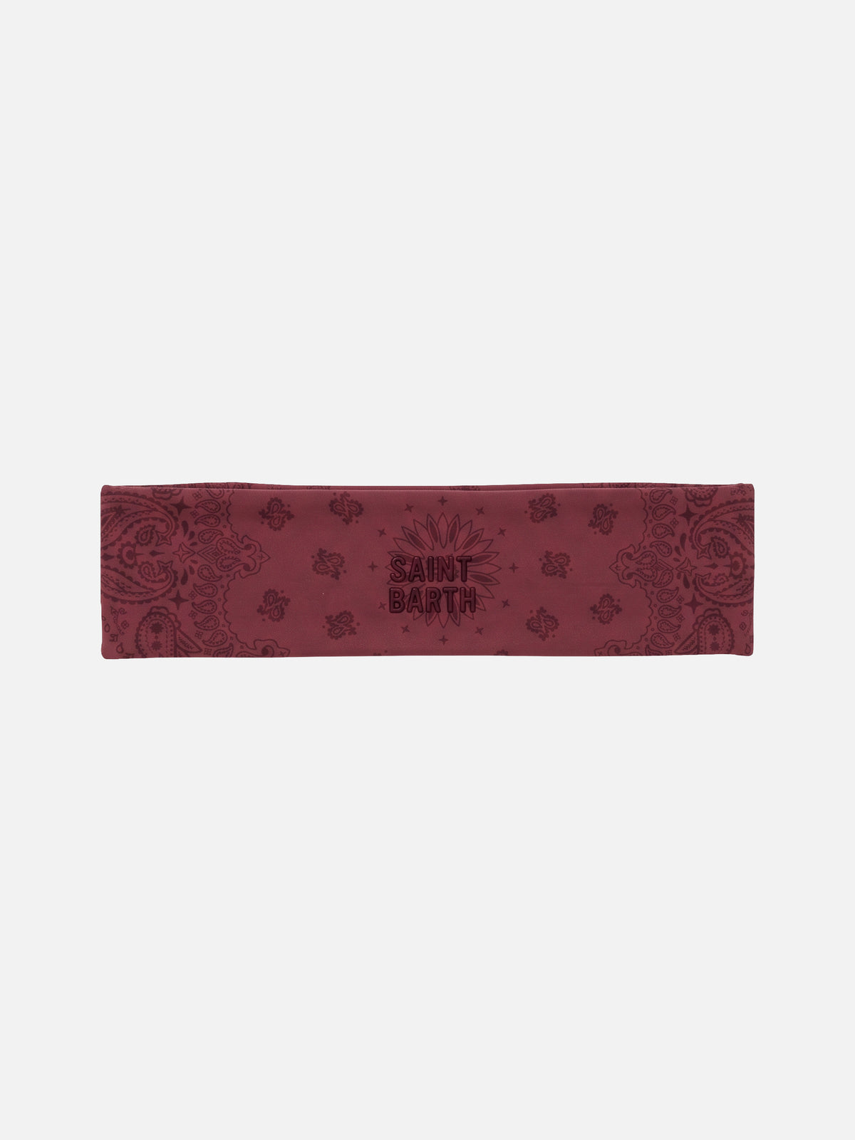 Studio headband with bandanna print