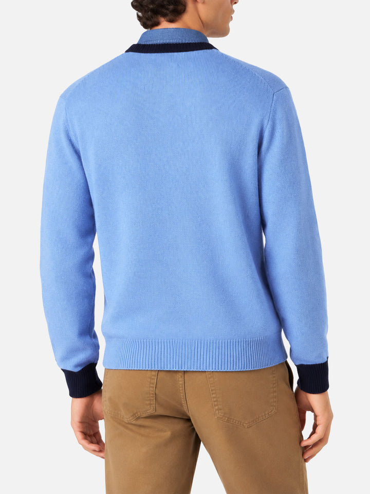 Maglione girocollo Heron con ricamo Tequila à gogo