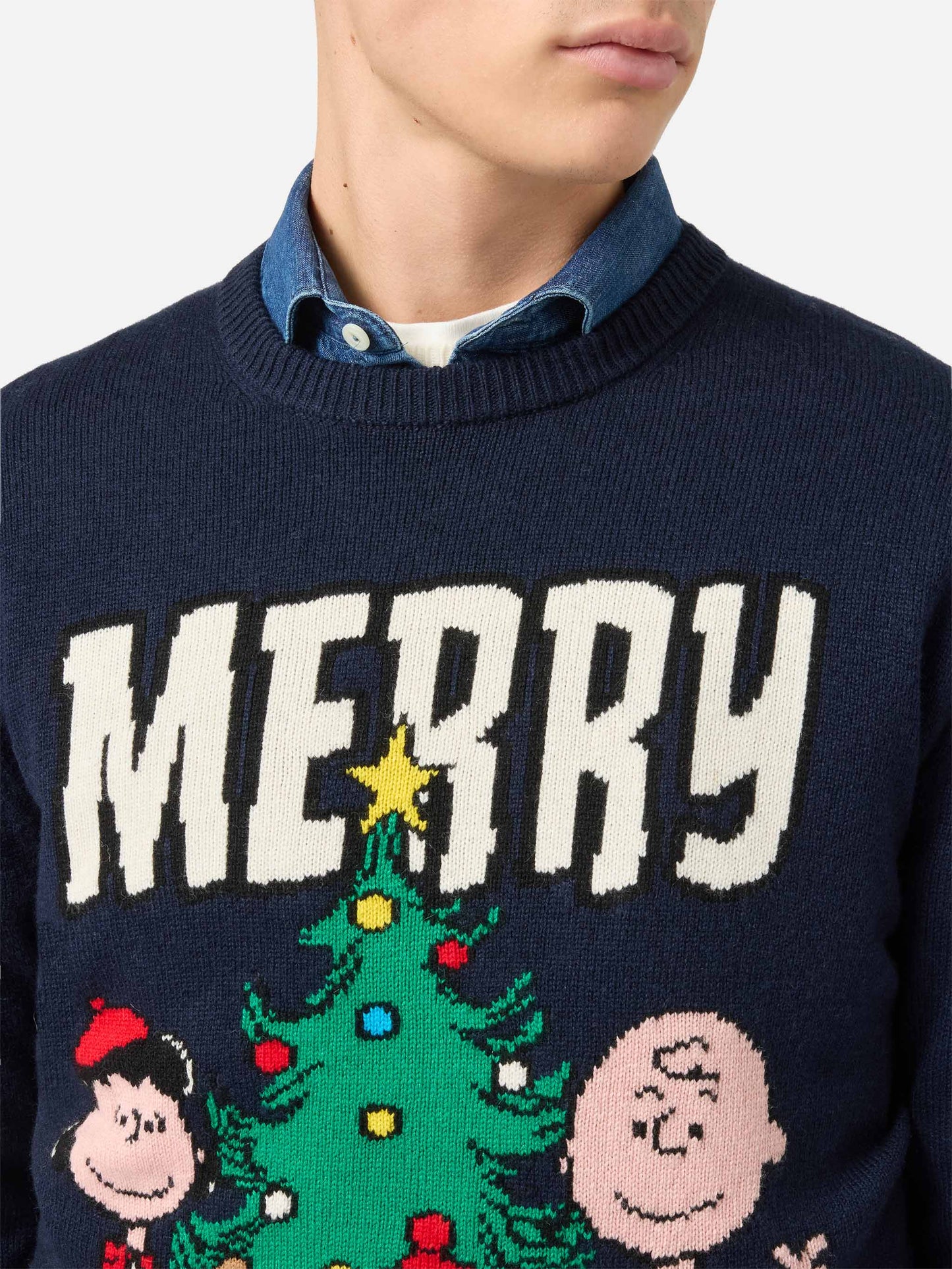 Reiherpullover mit Peanuts-Weihnachtsmotiv | PEANUTS SONDEREDITION