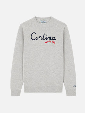 Pull ras-du-cou Heron avec broderie Cortina 