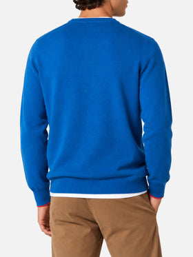 Pull col rond Heron avec broderie Ho sempre sbagliato tutto 