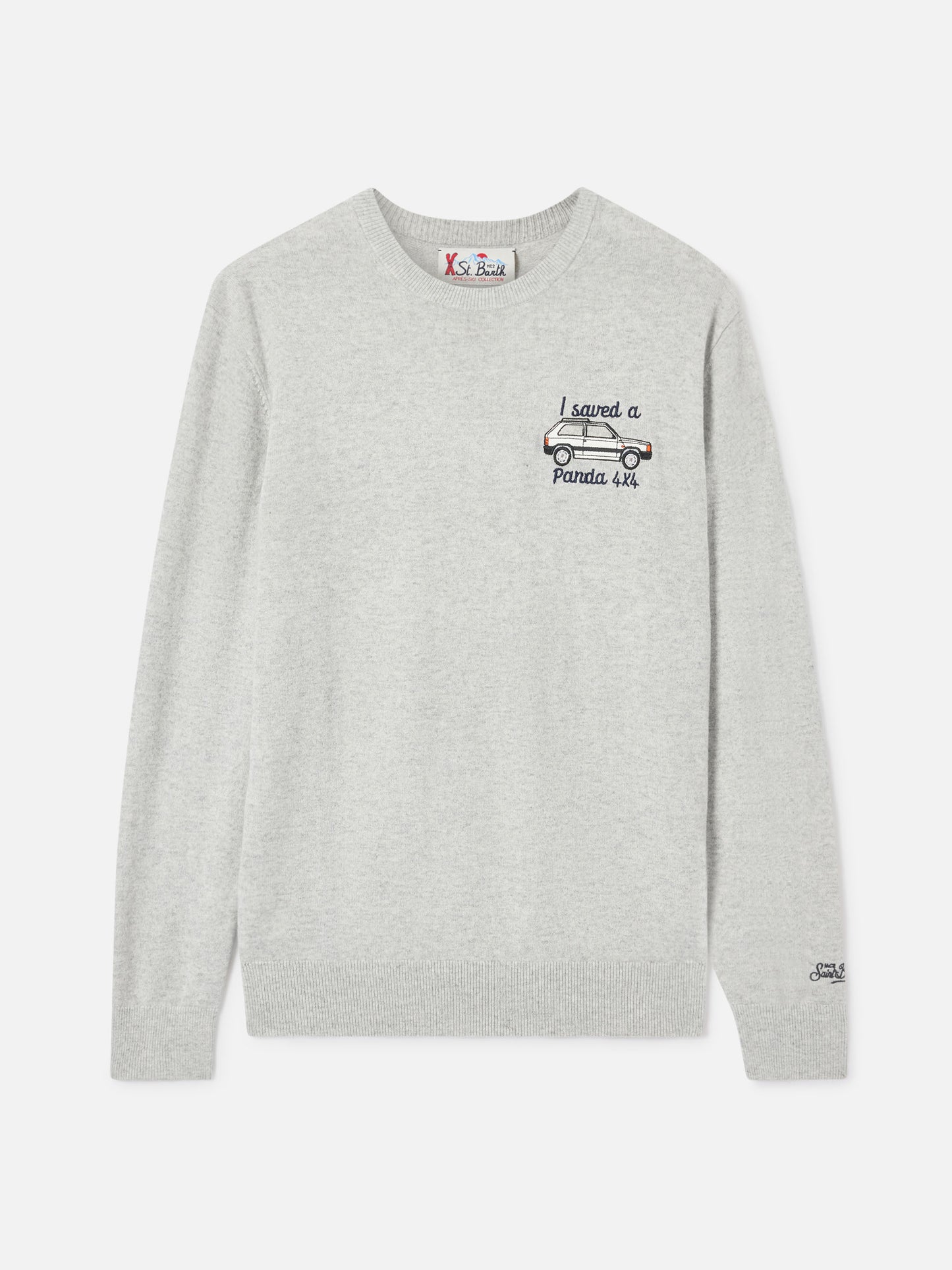 Maglione girocollo Heron con ricamo I saved a Panda 4x4 | FIAT PANDA SPECIAL EDITION