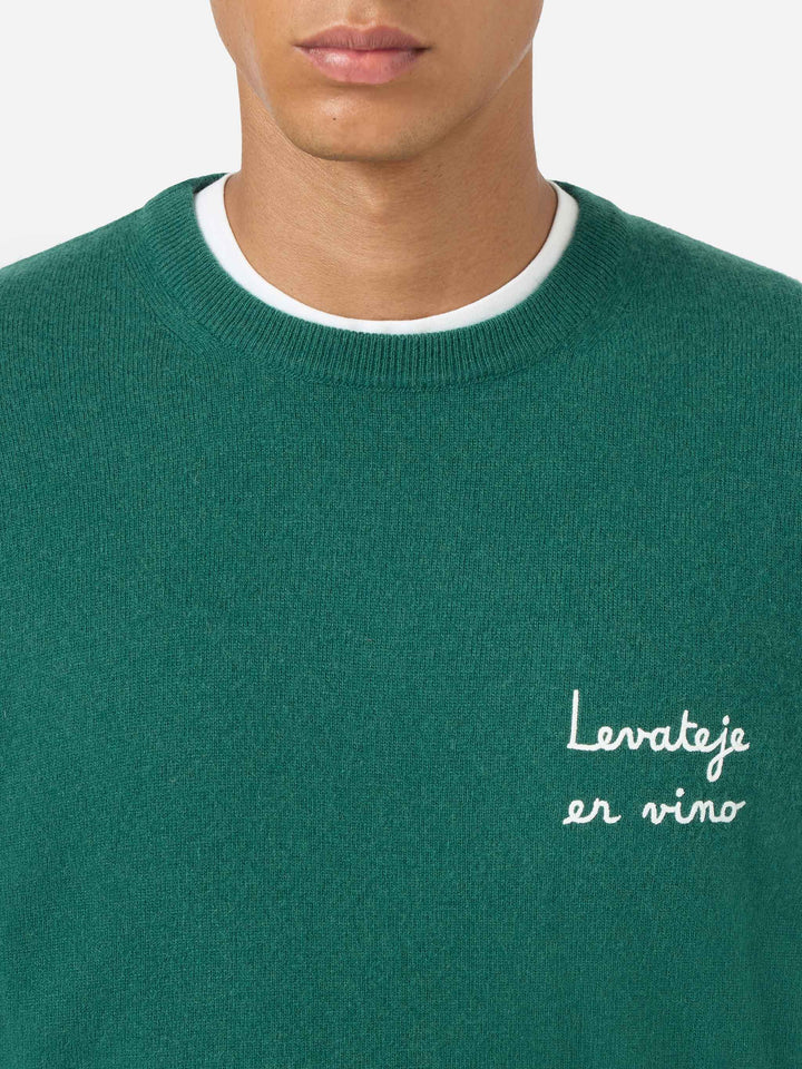 Sudadera con cuello redondo Heron Light con bordado Levateje er vino | VACANZE DI NATALE SPECIAL EDITION 