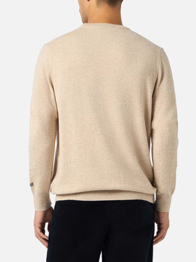 Man sweater Heron Light with Via della Spiga... embroidery | VACANZE DI NATALE SPECIAL EDITION - MC2 Saint Barth