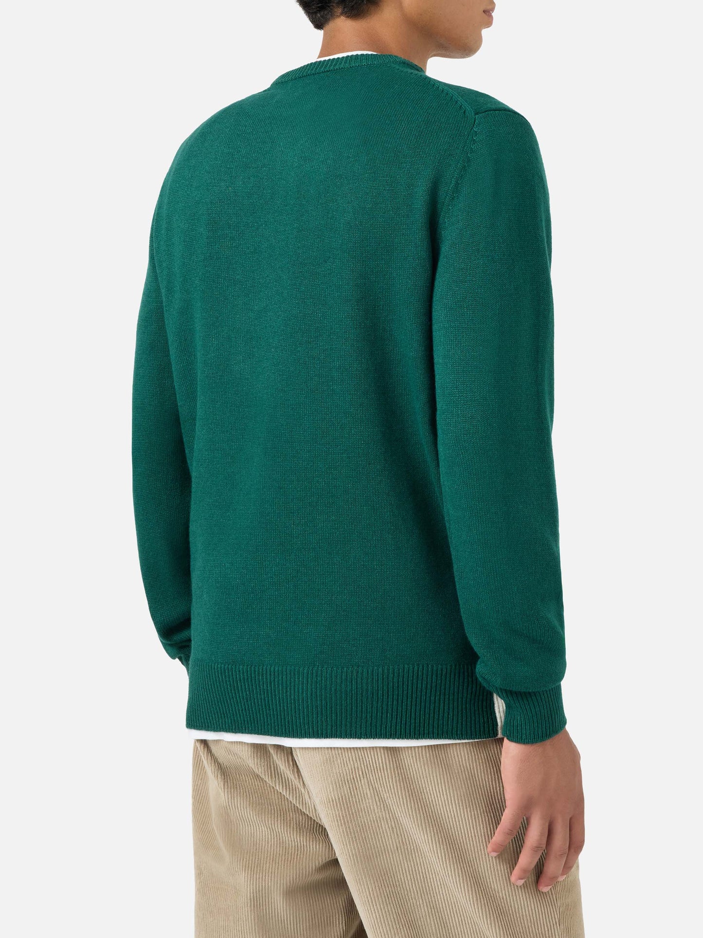 Maglione girocollo Heron con jacquard cartolina Courchevel