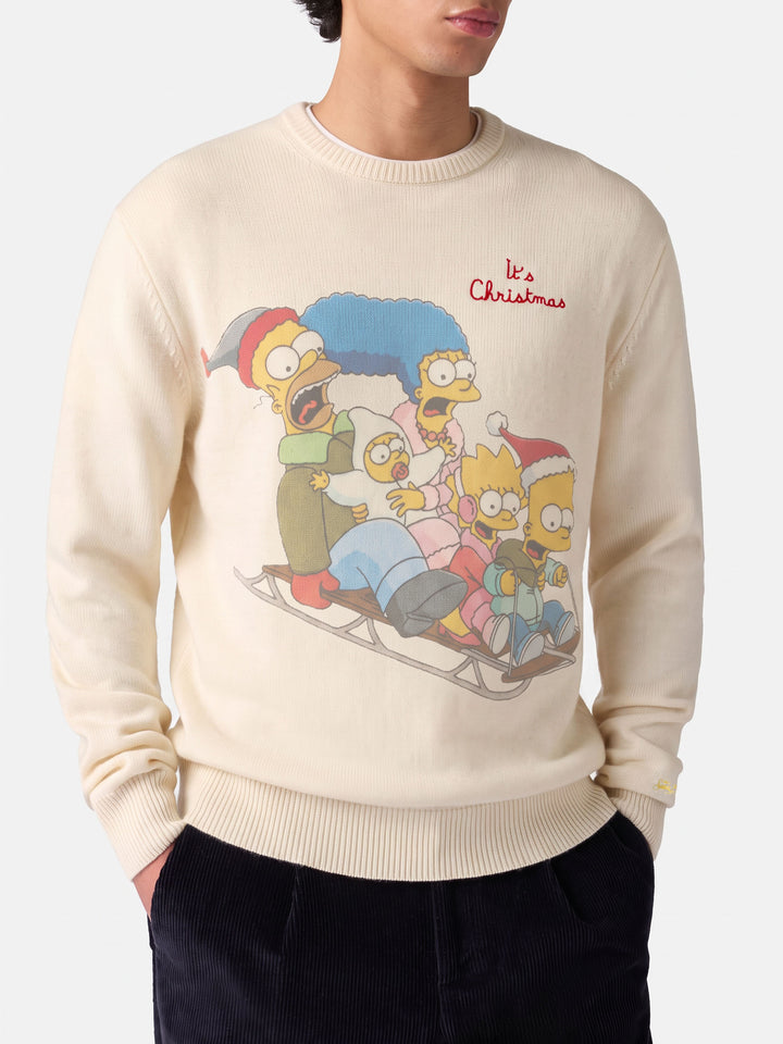 Pull col rond Heron avec jacquard The Simpson family | THE SIMPSONS SPECIAL EDITION 