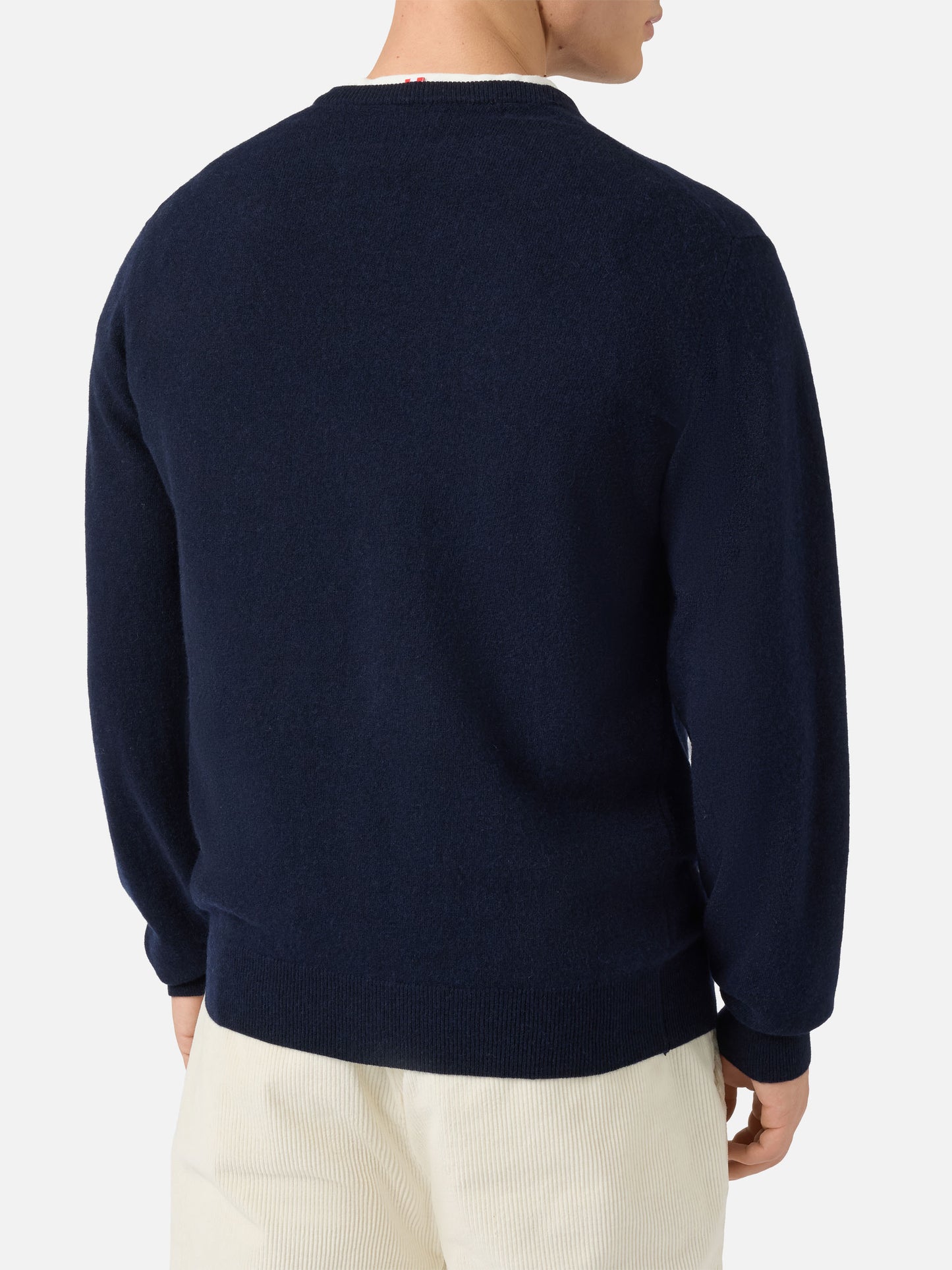 Crewneck Heron Light with Vacanze di Natale embroidery | VACANZE DI NATALE SPECIAL EDITION