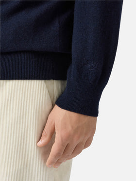 Crewneck Heron Light with Vacanze di Natale embroidery | VACANZE DI NATALE SPECIAL EDITION