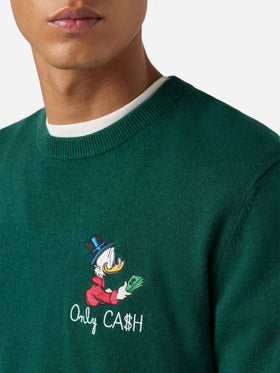 Rundhalspullover „Heron Light“ mit Onkel-Dagobert-Stickerei | DISNEY SPECIAL EDITION