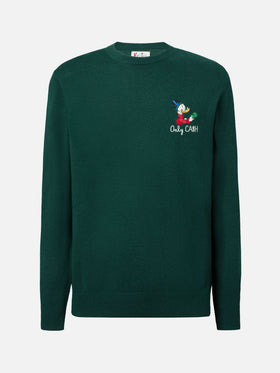 Rundhalspullover „Heron Light“ mit Onkel-Dagobert-Stickerei | DISNEY SPECIAL EDITION
