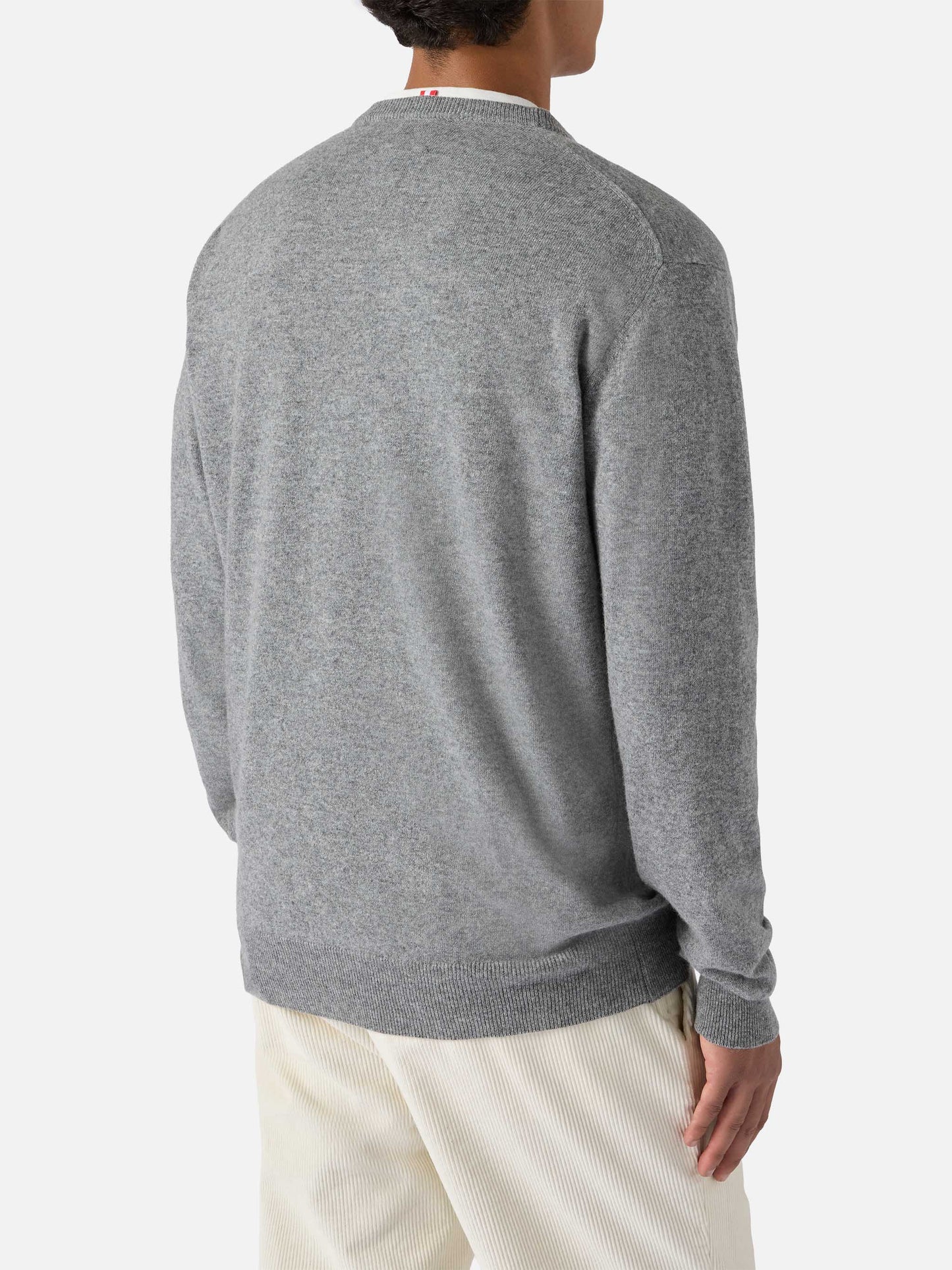 Crewneck Heron Light with Mi me faccio i cassi miei! embroidery | VACANZE DI NATALE SPECIAL EDITION
