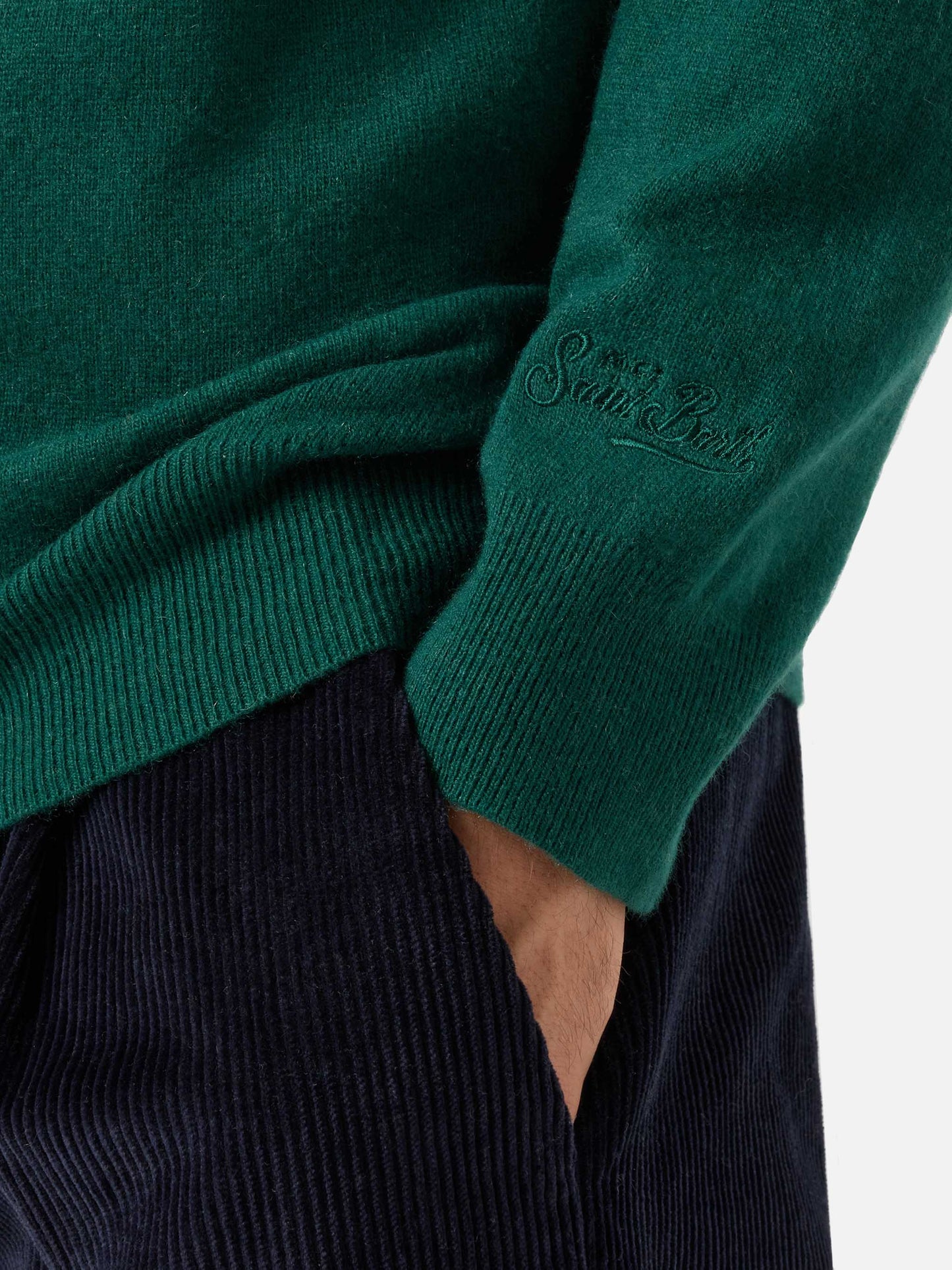 Crewneck Heron Light with 15/0 battuta regolare! embroidery | VACANZE DI NATALE SPECIAL EDITION