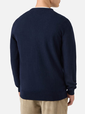Maglione a girocollo Heron Light con ricamo Gin Club
