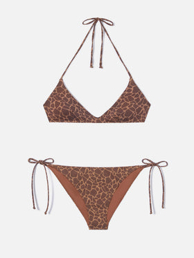 Bikini Hespera Virgo à imprimé animal 
