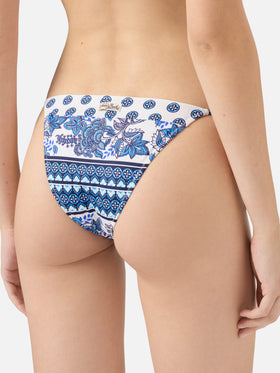 Himani blue gipsy print bikini
