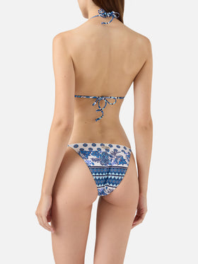 Himani blue gipsy print bikini