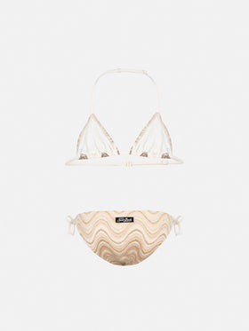 Holly classic triangle bikini in raschel fabric - MC2 Saint Barth