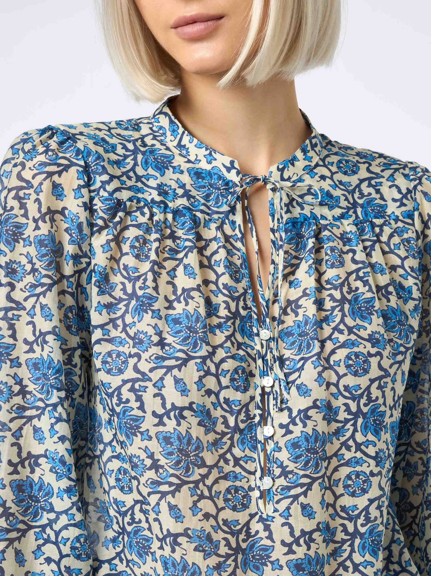 Woman silk voile blouse Harper - MC2 Saint Barth