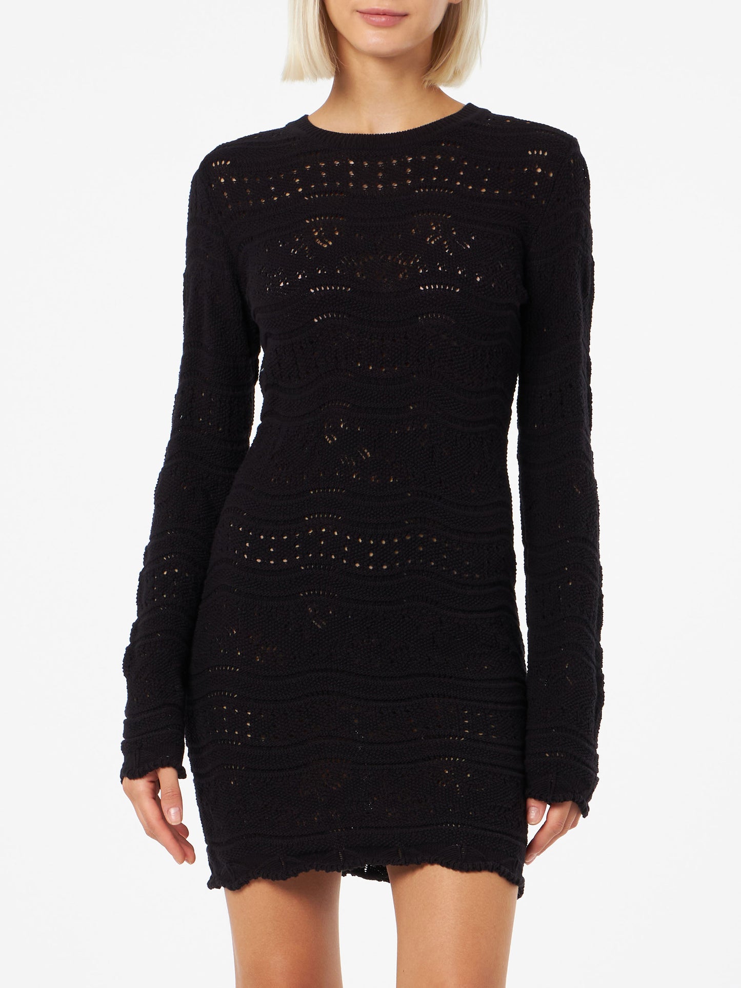Imany cotton knit mini dress - MC2 Saint Barth