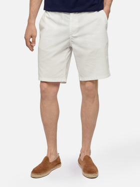 White cotton bermuda shorts Ischia - MC2 Saint Barth