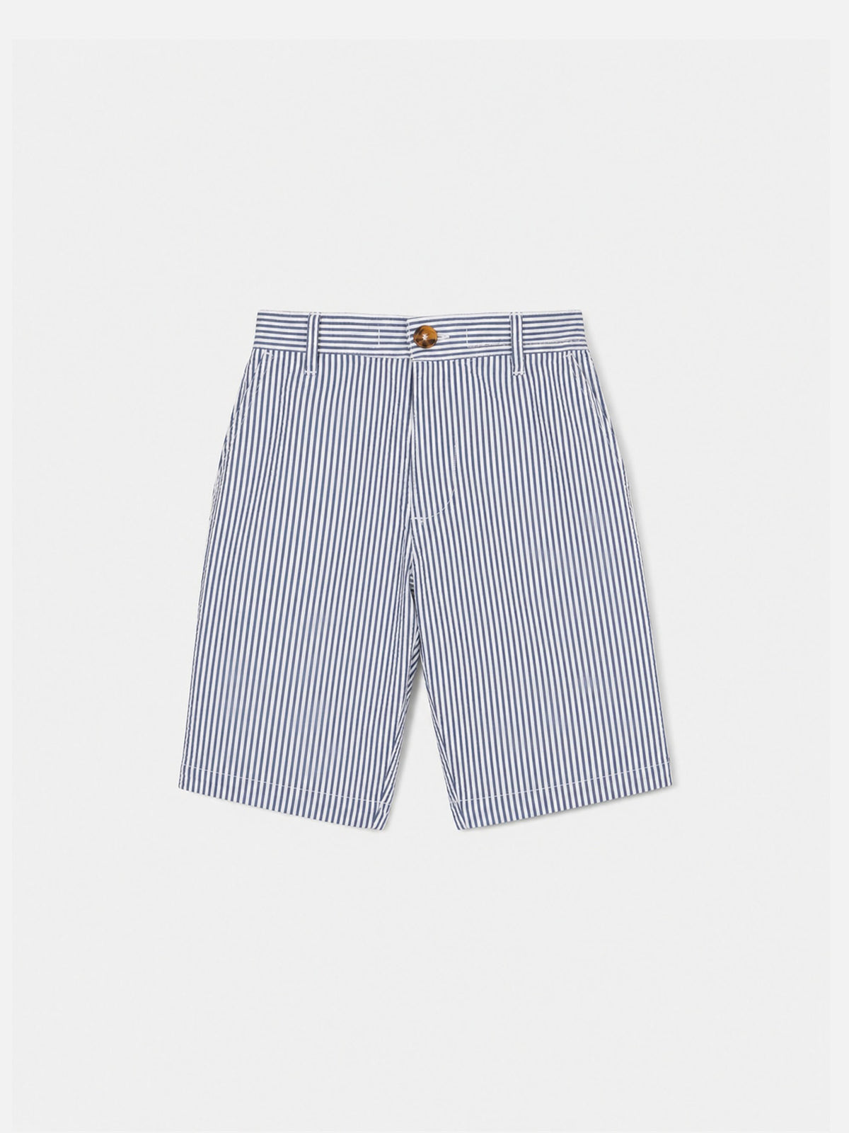 Jungen-Bermudashorts aus Seersucker Ischia Jr 