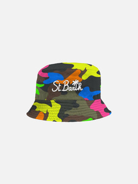 Cappello da pescatore multicolor fluo