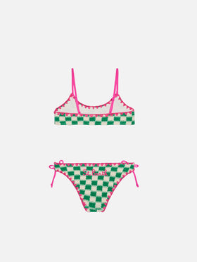 Girl bralette bikini with embroidery - MC2 Saint Barth