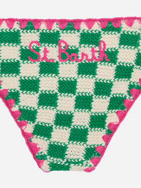 Girl bralette bikini with embroidery - MC2 Saint Barth