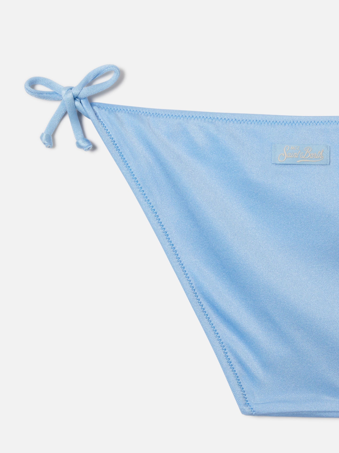 Light blue Jaiden bikini with Shiny Strass Zebra application
