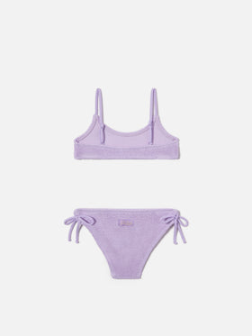 Jaiden lilac crinkle bikini