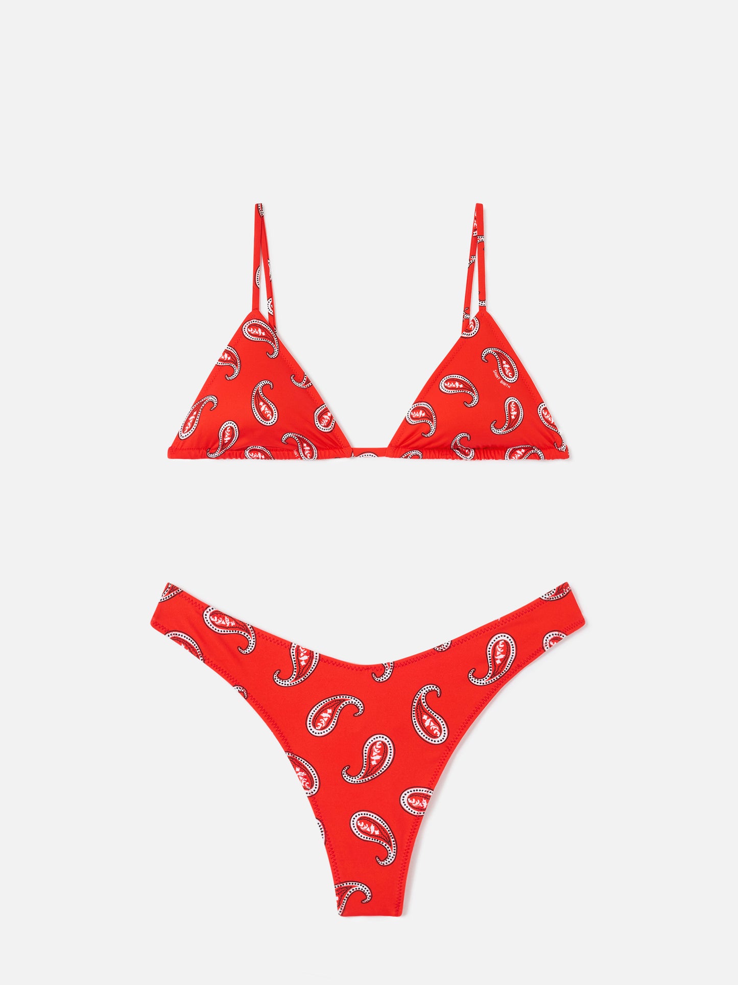 Naima Naomi pinkfarbener Crinkle-Bralette-Bikini 