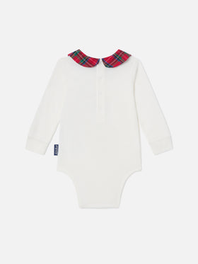Body Jacques en algodón orgánico color crema con estampado de Minnie Mouse | Special edition 