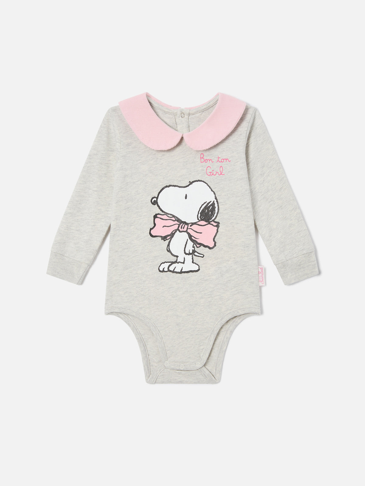 Body Jacques aus Bio-Baumwolle in Creme mit Snoopy-Print | Special edition 