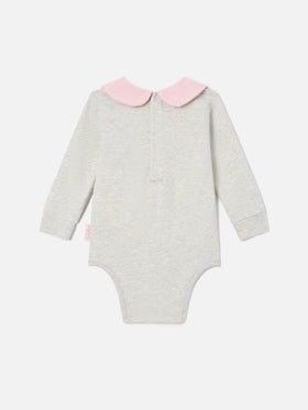 Body Jacques aus Bio-Baumwolle in Creme mit Snoopy-Print | Special edition 
