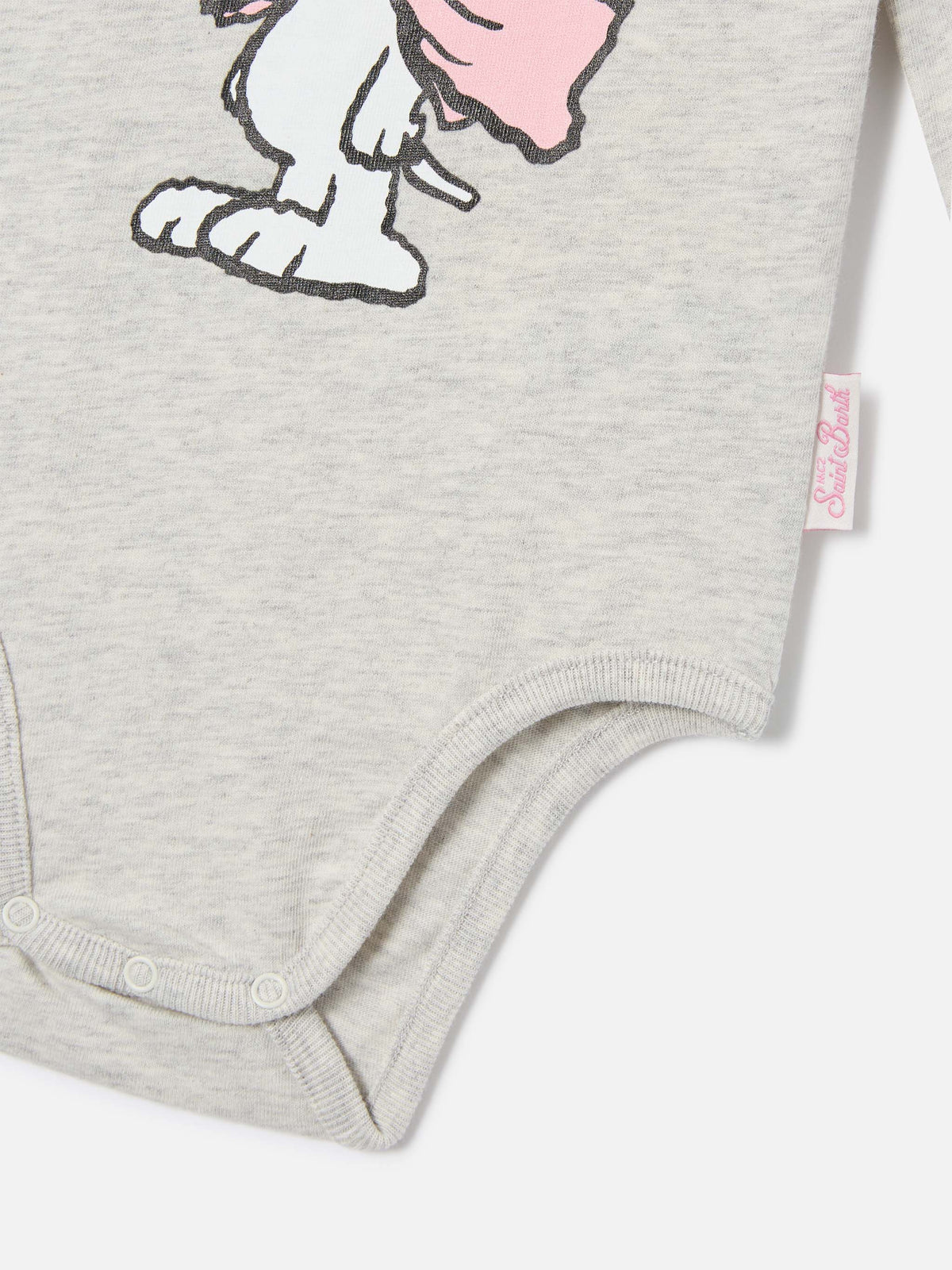 Body Jacques aus Bio-Baumwolle in Creme mit Snoopy-Print | Special edition 