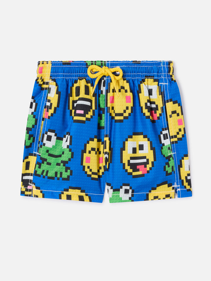 Boy swim shorts with print