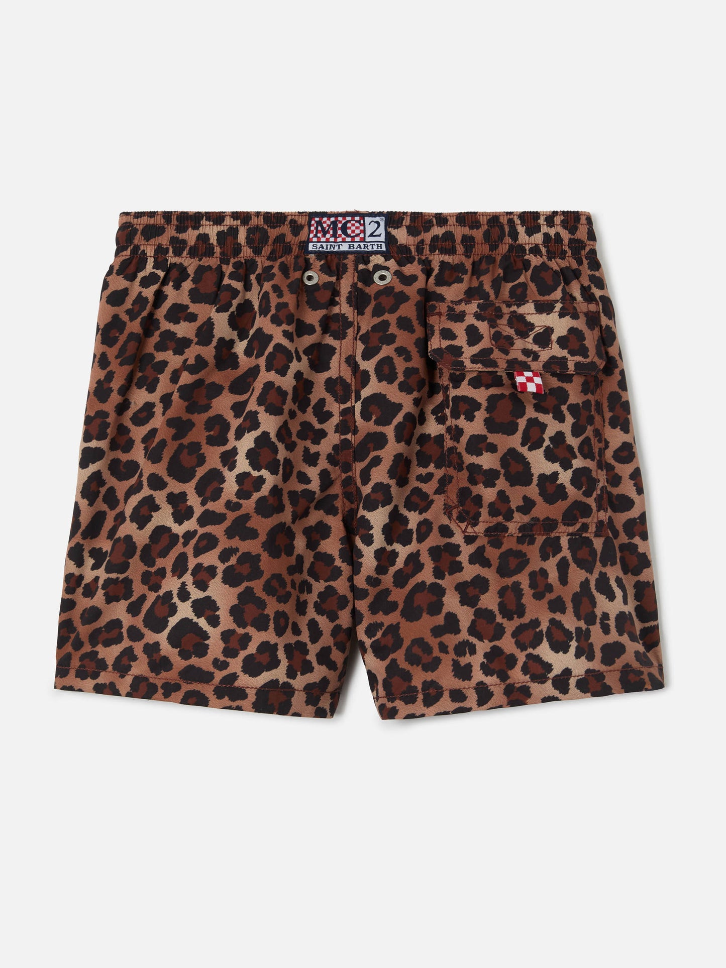 Bañador corto Jean con estampado Leopard Animalier 
