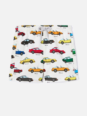 Bañador short Jean con estampado integral Porsche | Edición Especial 